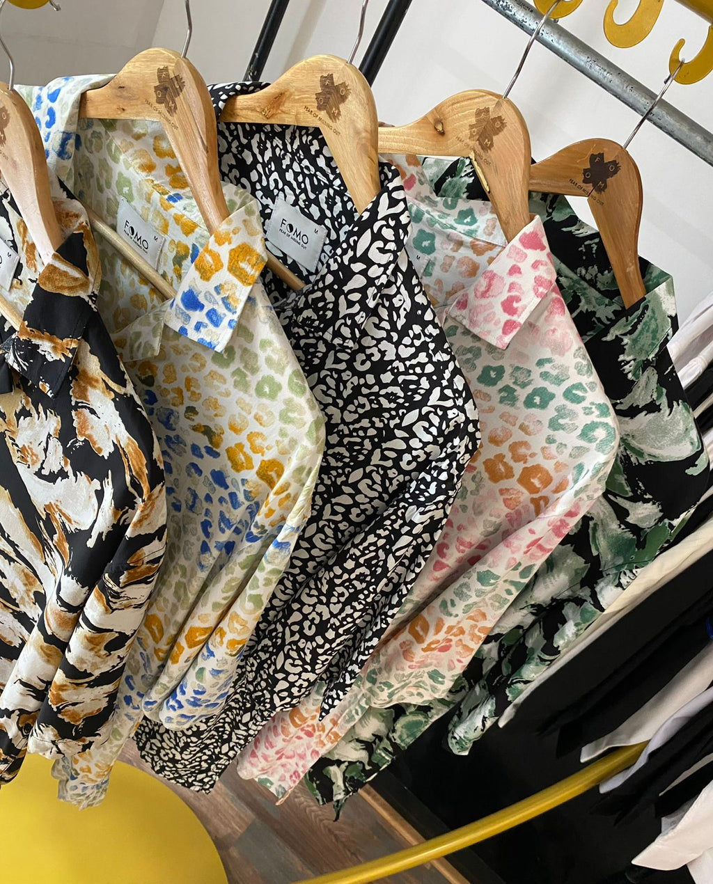 Premium FOMO Rayon Cuban-Collar Box Shirt