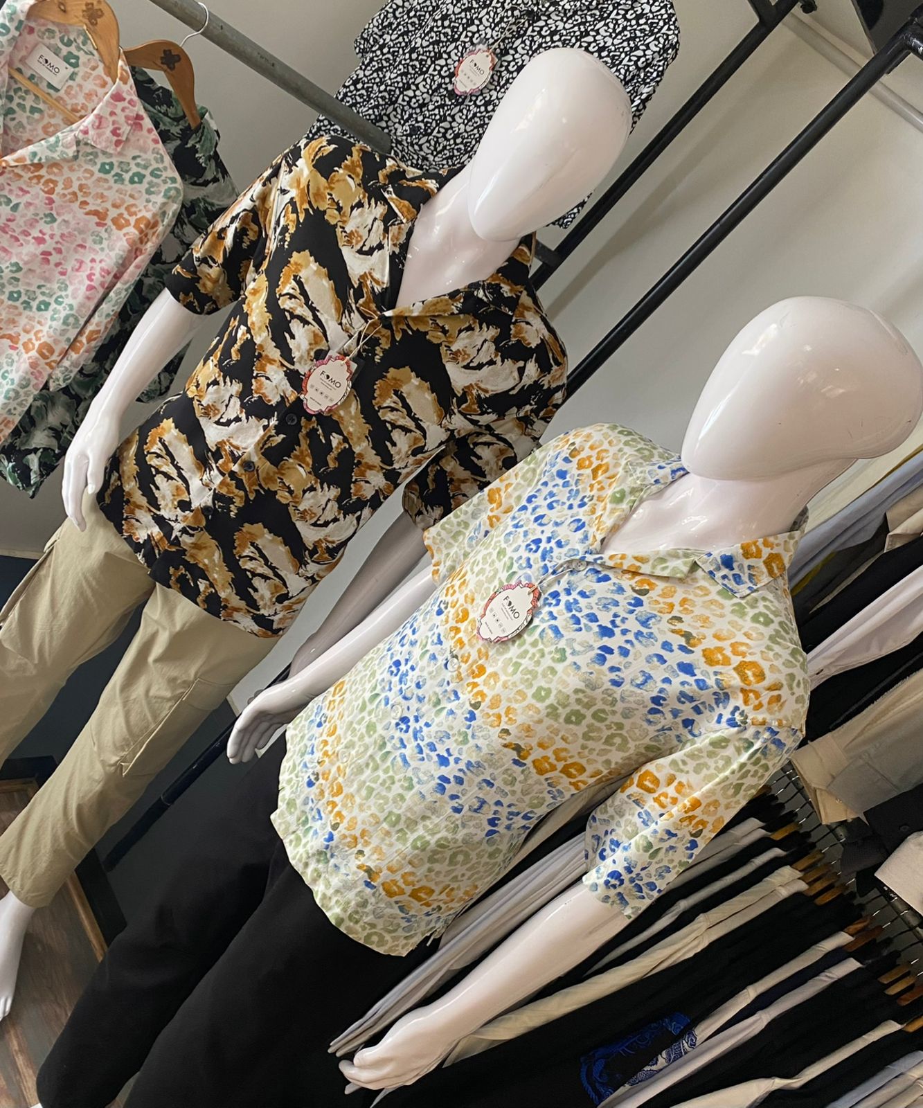 Premium FOMO Rayon Cuban-Collar Box Shirt