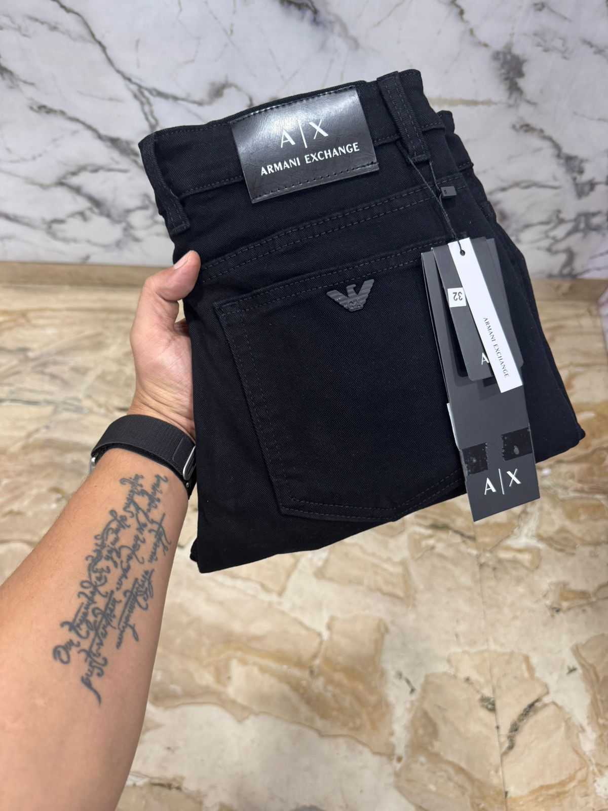 Z Black Ankle-Fit Premium Denim – Heavy Fabric